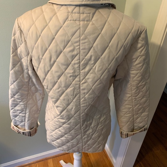 Charles Klein Quilted Cream Jacket, size M - Picture 5 of 7